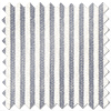 Emily Bond Oscar Stripe, Indigo - Twist&Fit Roman Blind